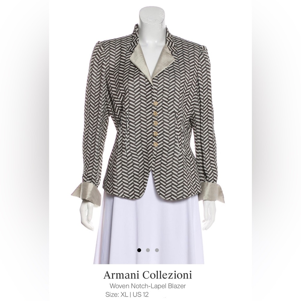 Armani Collezioni - Excellent condition, elegant silk blend blazer